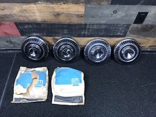 Set Of 4 Oem 1964-1972 Pontiac Dog Dish Poverty Hubcaps Gto Lemans Firebird Nos