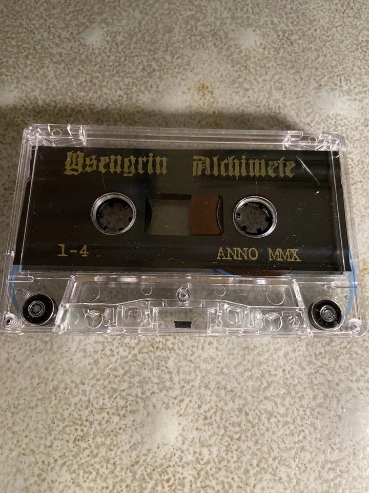 Ysengrin / Black Grail Nigrvm Nigrivs Nigro Cassette Rotting Christ Mystifier - Image 2 of 4