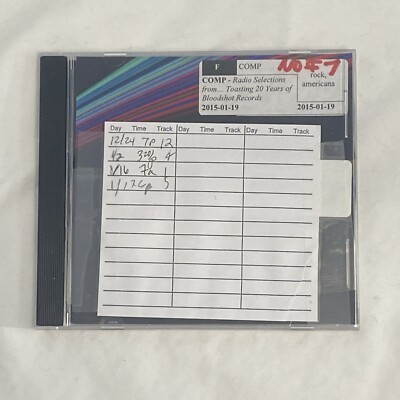 While No One Was Looking - Toasting 20 Years Bloodshot Records (12 Song Sampler)