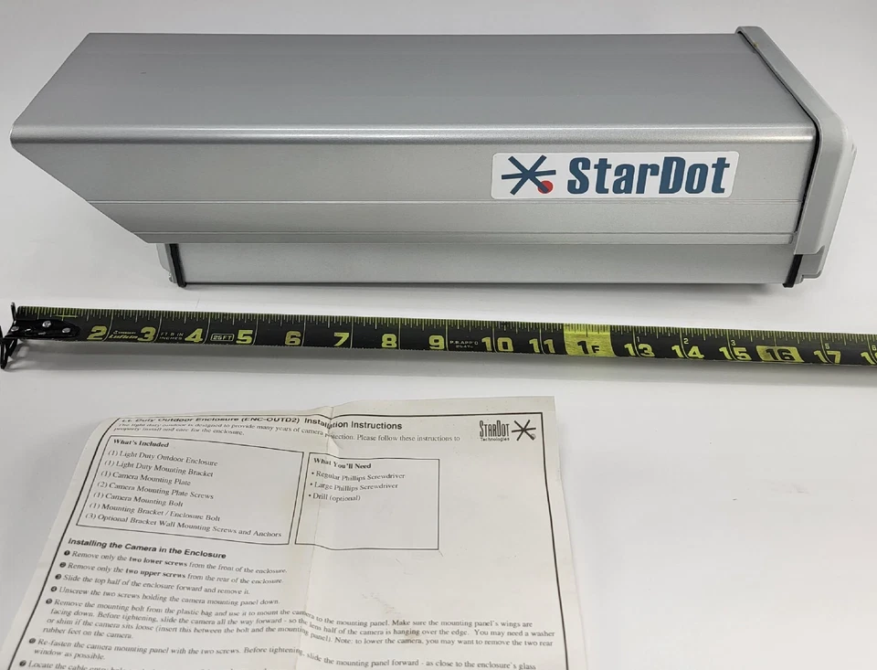 StarDot ENC-OUTD2 Outdoor Housing Lt. Duty Weatherproof Enclosure for NetCam XL  - Image 4 of 4