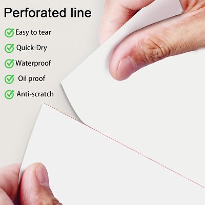 OFFNOVA 8.5" Wide Thermal Paper Roll - US Letter Size BPA-Free Receipt Paper For Portable Printers, 1 Roll - View #5