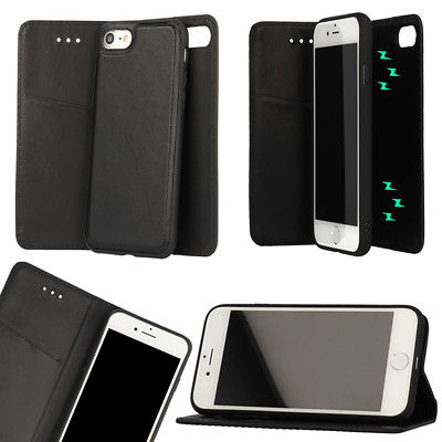 2 in 1 Vennus Book Style Hülle Tasche Case Handy SCHWARZ Für XIAOMI REDMI NOTE 8