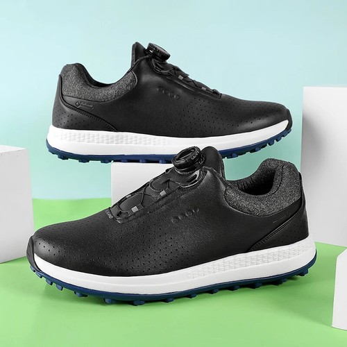 Zapatos de golf transpirables para hombre cómodos al aire libre antideslizantes impermeables zapatos para caminar - Imagen 5 de 25