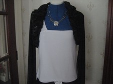 Black Joseph Ribkoff S L/s Cover Up Jacket Sz8  Bnwt Cost £206 Reduced