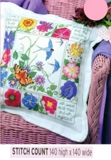 MEADOW FLOWER MEDLEY CROSS STITCH PATTERNS ONLY   EQ - ERS