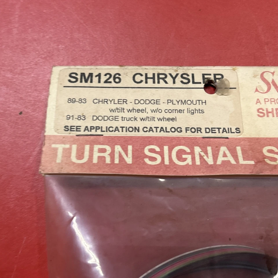 Interruptor de señal de giro nuevo Plymouth Acclaim Gran Fury Reliant Sundance 1982-90 SM126 Foto 2 de 4
