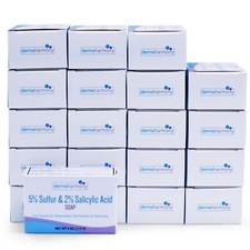 5 Sulfur and 2 Salicylic Acid Soap - DermaHarmony 4 oz 20 Bars