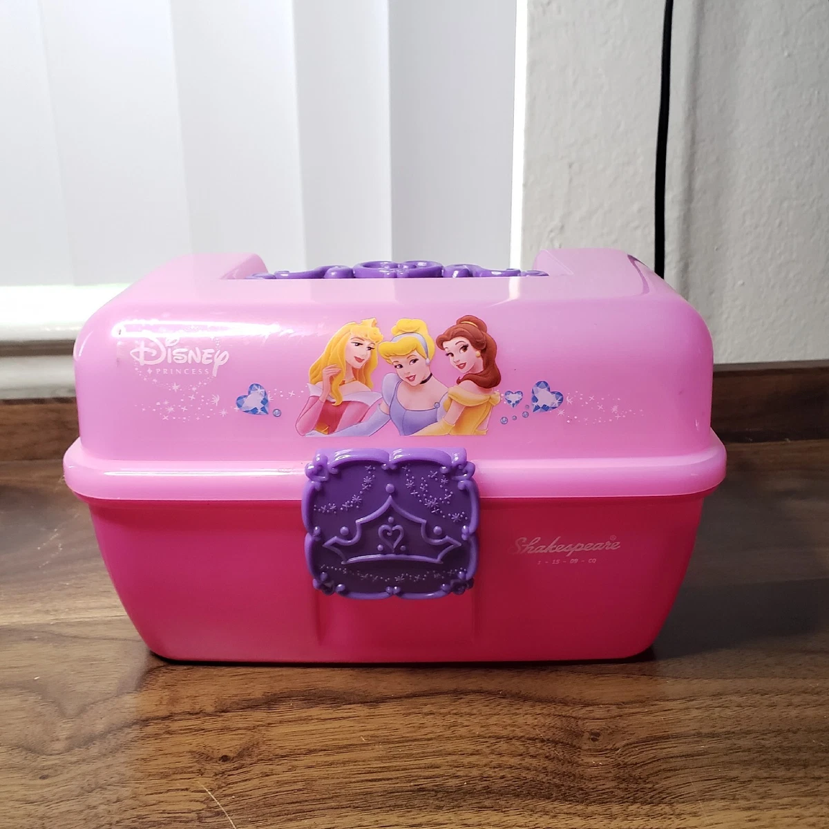 Shakespeare Disney Princess Child Girls Fishing Tackle Box Storage