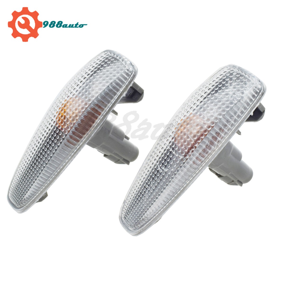 Front Pair Side Turn Signal lamp Clear For MITSHUBISHI OUTLANDER