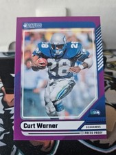 2024 Donruss #196 Curt Warner Purple Press Proof Seahawks
