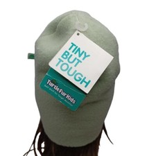 NWT TURTLE FUR LIGHT GREEN Youth Beanie One Size Fleece Soft Acrylic
