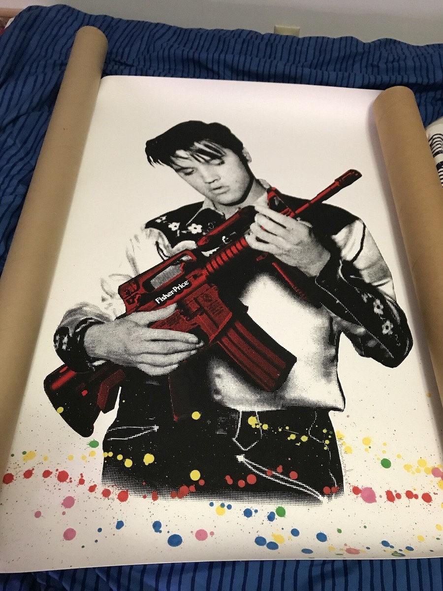 Mr Brainwash Dont Be Cruel Signed Numbered Print Elvis 2008 Life