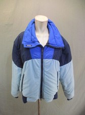 SLALOM Size L Women 100 Nylon Full Zip Stand Collar Pocket Insulated Jacket 674