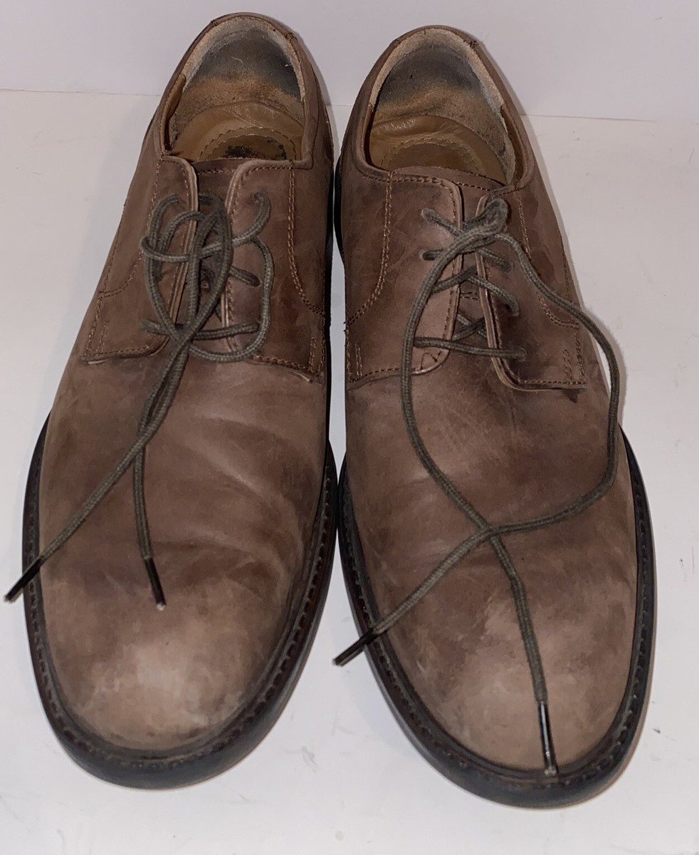 Johnston Murphy Passport Cap Toe Brown Leather Oxford Dress  display picture 1