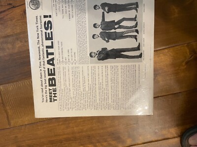 Meet The Beatles St2047 Gold Record Award LP w/original shrink