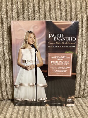 Jackie Evancho Dream With Me In Concert DVD New Sealed David Foster 