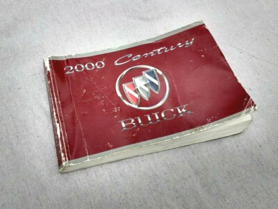 2000 Buick Century Owners Manual Instruction Handbook Ebay