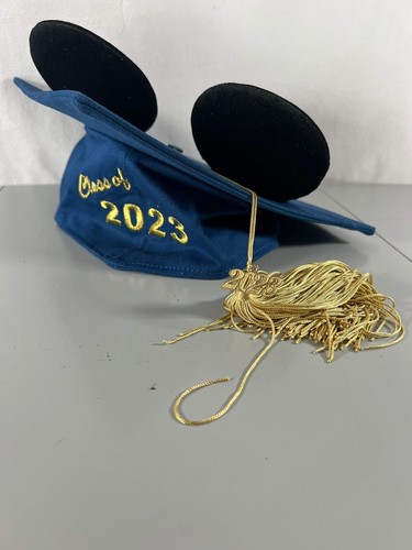 Walt Disney World 2023 Mickey Ohren Neuheit Abschluss Mütze Neu mit Etikett Neu mit Etikett