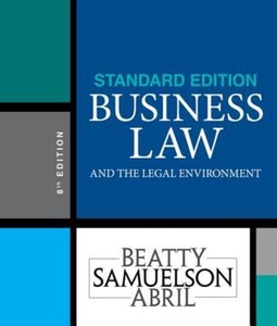 business law and legal environment