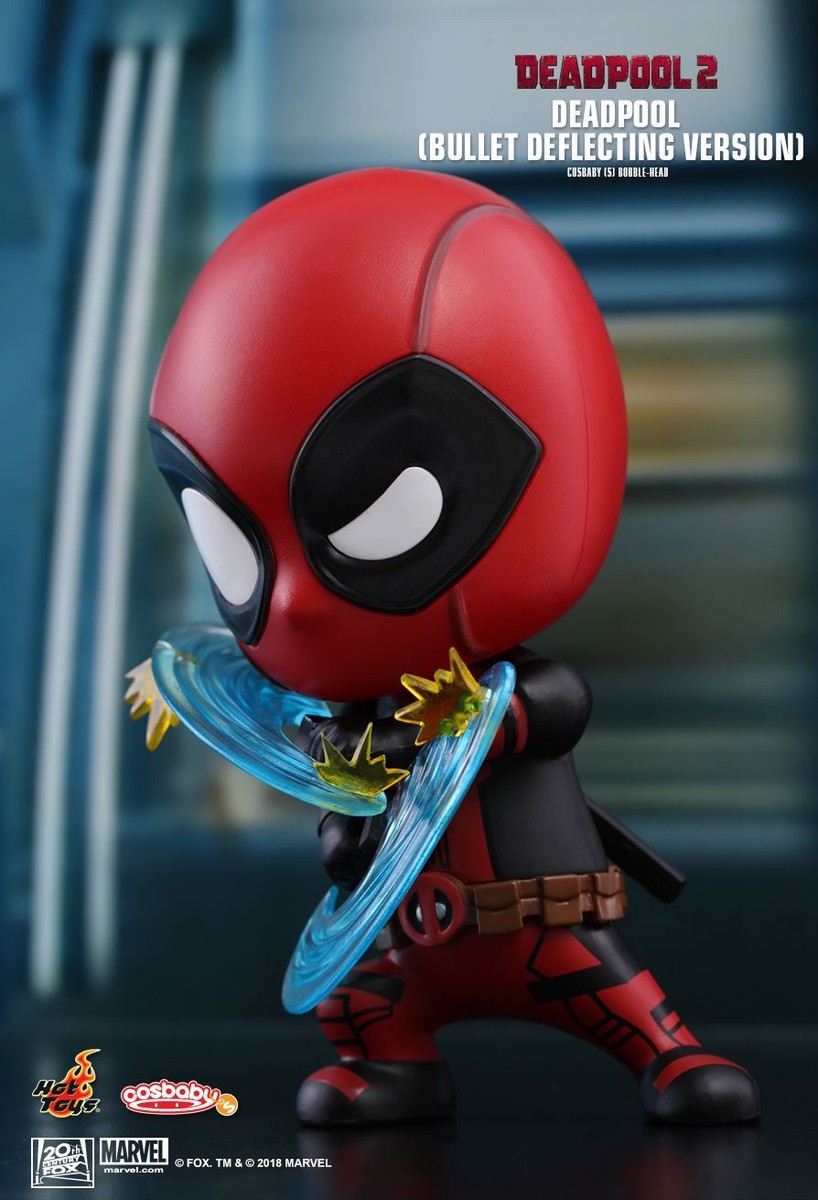 NEW! Hot Toys Deadpool 2 Bobble-Head Cosbaby 4\