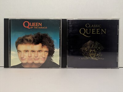 Queen - 2 CD Lot - Classic Queen & The Miracle - Bundle