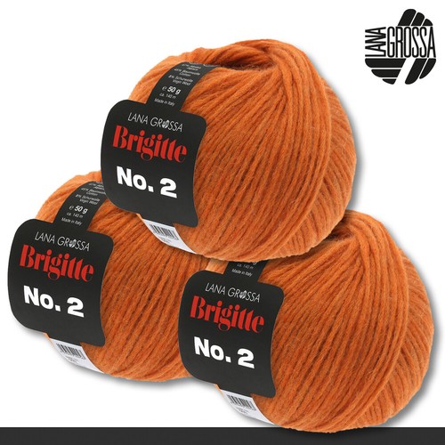 Lana Grossa 3 x 50 g Brigitte No. 2 Netzgarn Wolle Alpaka Baumwolle 51 Farben - Bild 12 von 103