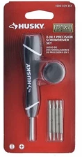 Husky 8-in-1 Phillips #000 #00 #0 #1 Slotted flat head Screwdriver Set clock rep