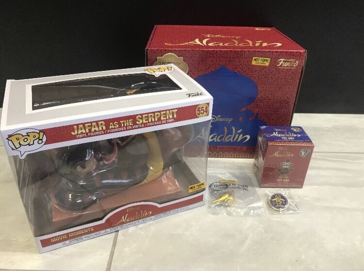 Funko POP! Movie Aladdin BOX SET #554 Jafar as the Serpent Hot