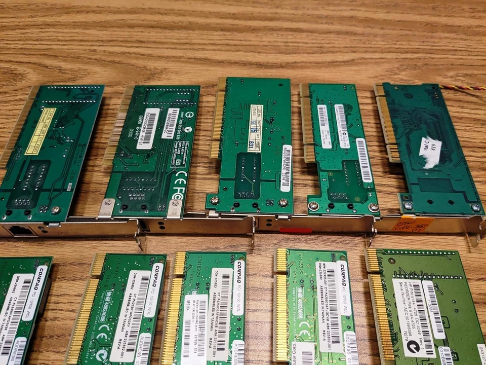 Lot of 10 - Compaq HP Linksys D-Link Network Ethernet Card PCI - (See the List) - Image 4 of 4