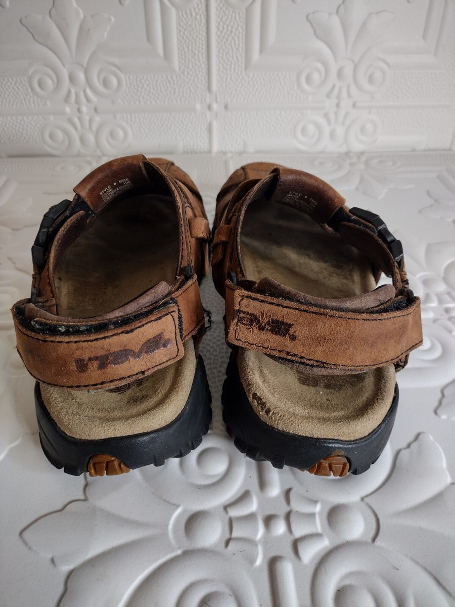 Teva Brown leather Sandals Gaine Men’s sz 12 style 6556 Sport Sandals Teva Men main image 4