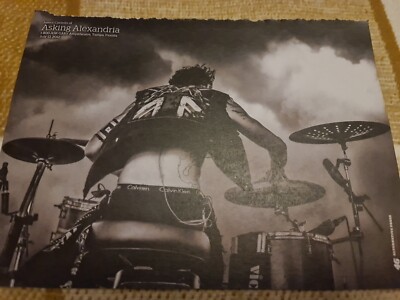 ASKING ALEXANDRIA  / MEMPHIS MAY FIRE MATTY  A4 POSTER ALTERNATIVE PRESS AP 