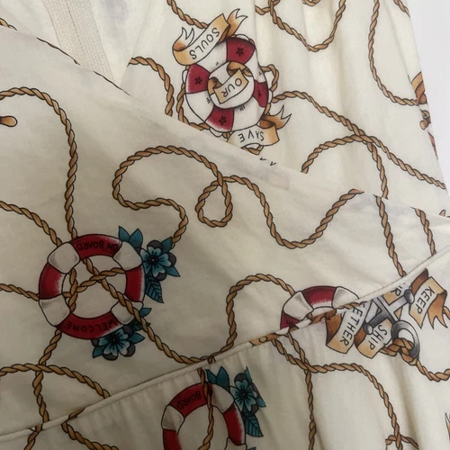 Dangerfield Revival Size 6 Keep Your Ship Together  Rockabilly Fit + Flare Dress - Picture 3 of 9