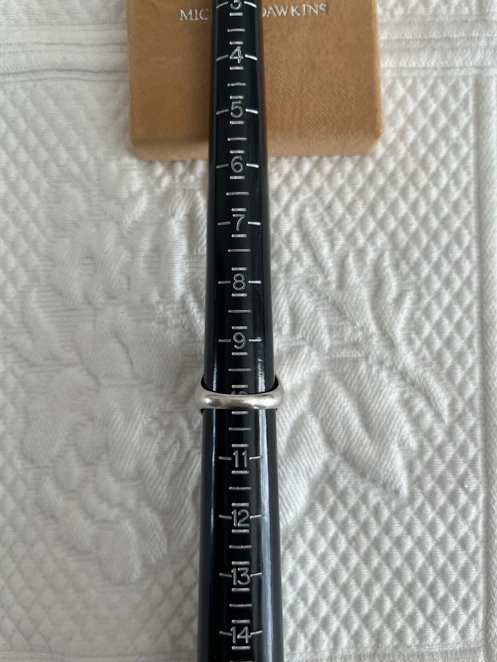 Anillo Cúpula Noche Estrellada Michael Dawkins Plata Esterlina, Talla 10 Foto 3 de 4