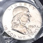 1963-P Franklin Half Dollar BU From Mint Set Uncirculated 90% Silver 50C Cello