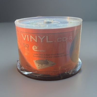 Vinyl Cd-R 50 eWorks Discs 700mb/80min CD s SEALED