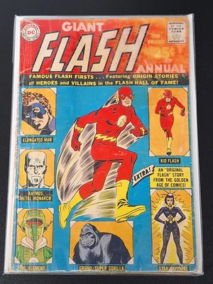 Giant Flash Annual 1 DC 1963 Silver Age