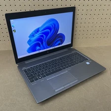 HP ZBOOK 15 G5 15" i7-8850H 2.6GHz 16GB RAM 256GB Quadro P1000 *READ DESC* FAIR