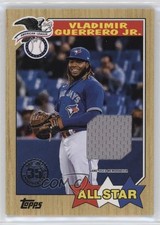2022 Series 2 1987 Topps Baseball All-Star Relics Vladimir Guerrero Jr 07qr