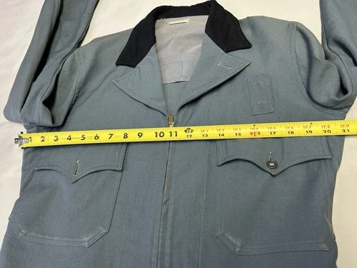 Vintage 50s Mens Taxi Bus Driver Uniform Jacket Workwear Zip Front  Maier-Lavaty image 13