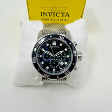 Invicta Pro Diver 47236 48mm Silver/Black Quartz Men s Watch Pre-Owned