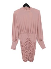 John Zack Bodycon Midi Dress UK12 in Pink