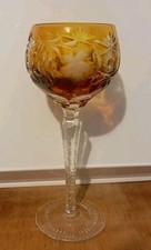 Nachtmann, Kristallglas, Römer Weinglas, Serie Traube bernsteinfarben, Überfang