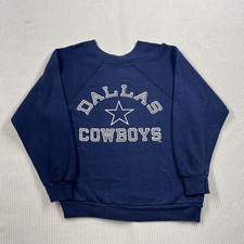 Vintage Dallas Cowboys Sweatshirt Mens M Blue NFL Football Crewneck Pullover 90s