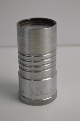 Vintage Eastman Kodak Slide Negative Viewer Magnifier Silver Glass Lens 5''