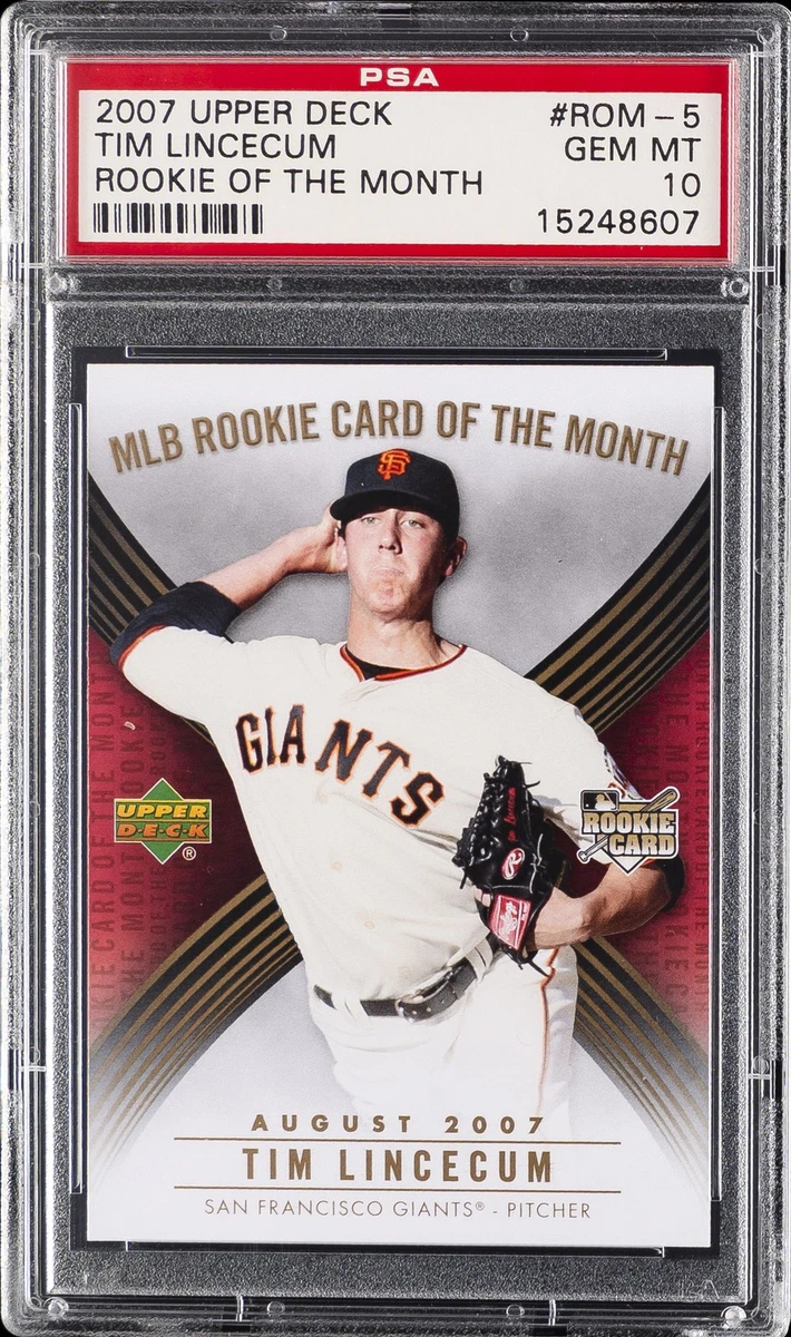2007 Upper Deck - Tim Lincecum #ROM-5 for sale | eBay