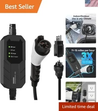 High-Speed Skysword II Electric Vehicle Charger - 16A, Compatible with All EVs