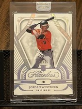 JORDAN WESTBURG 2024 PANINI FLAWLESS ROOKIE BALTIMORE ORIOLES TRUE DIAMOND /25!!