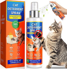 Cat Deterrent Spray - for Indoor and Outdoor, Cat Scratch Deterrent for Furnitur