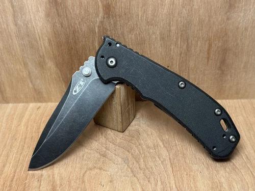 Zero Tolerance ZT 0566BW Hinderer Blackwash S35VN SS Assisted USA G10 EXCELLENT!