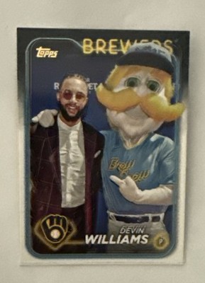 2024 Topps Series 1 - Image Variation Devin Williams #135 Golden Mirror Brewers